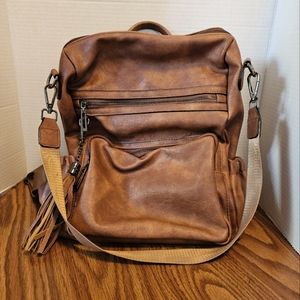 2-in-1 Shoulder/backpack purse